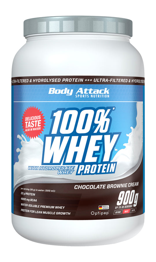 Body Attack 100% Whey Protein 900g
