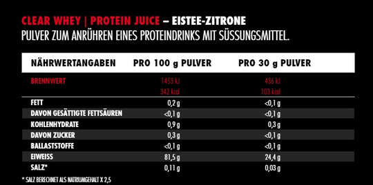Big Zone Clear Whey Protein Juice 1000g