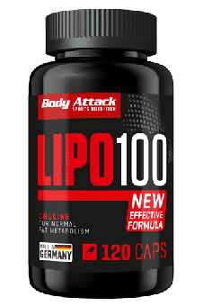 Body Attack Lipo100 120 Caps